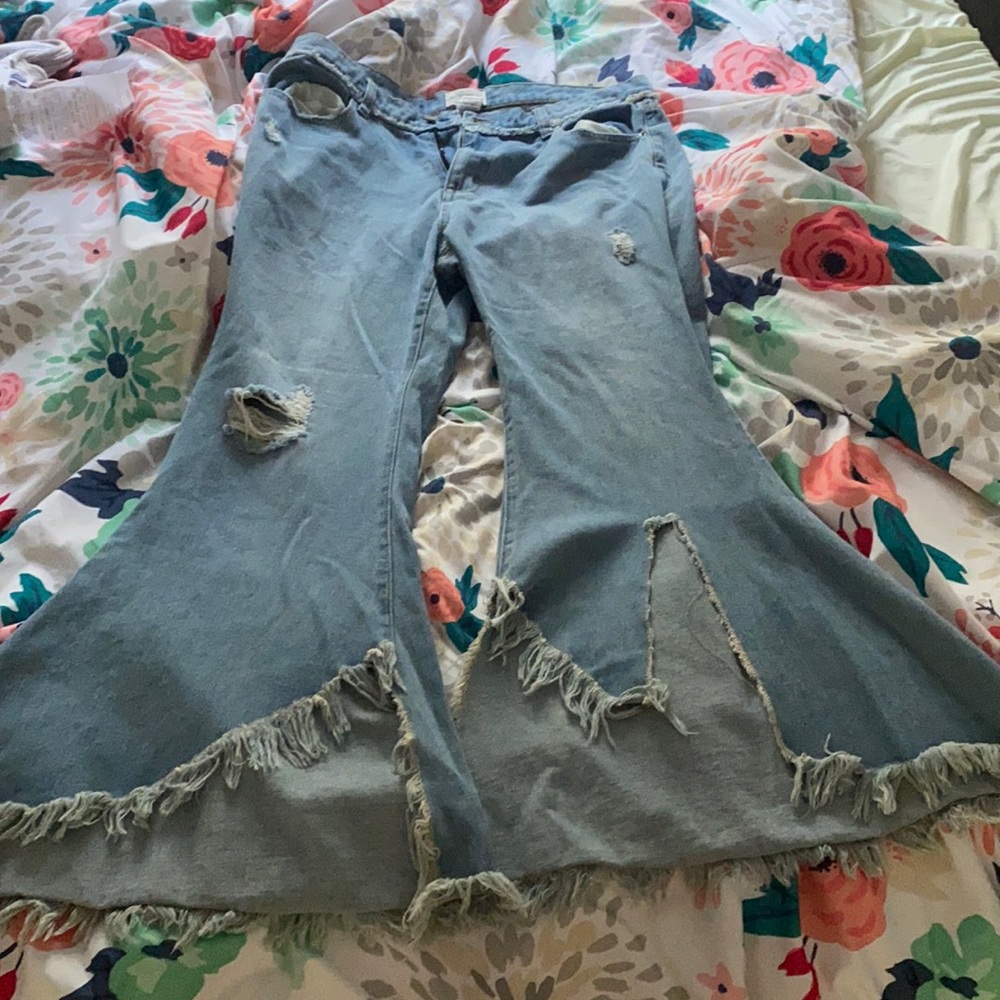 Bell bottom jeans